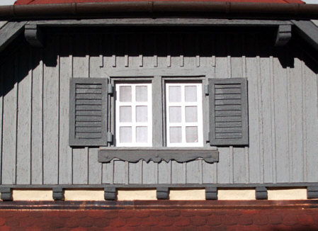 Modell des Bahnwärterhauses an der Schwarzwaldbahn