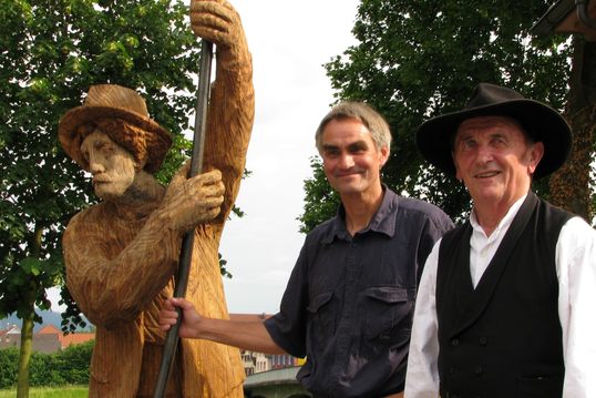 Floesserdenkmal, Künstler Michael Steigerwald und Konrad Schilli